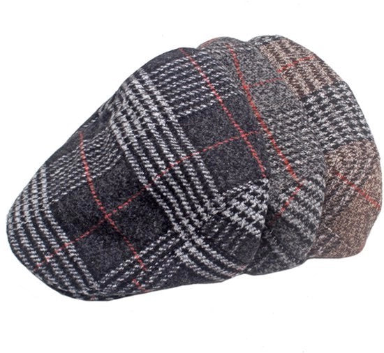 Berretto da uomo autunno inverno, stile retro britannico, pelle a pelo di baseball, cappello casual giornaliero