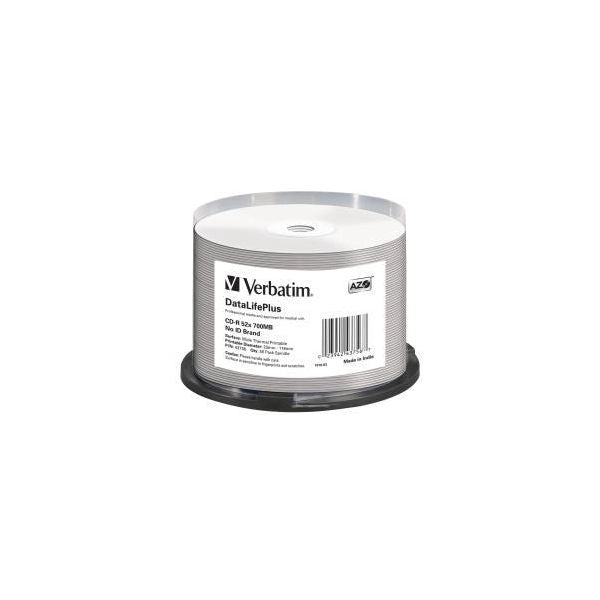 Verbatim cd-r 52x datalifeplus 700 mb 50 pz - 43756/50