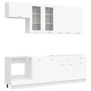 Unità Cucina LYON 8 pz Bianco Legno ingegnerizzato 3438203