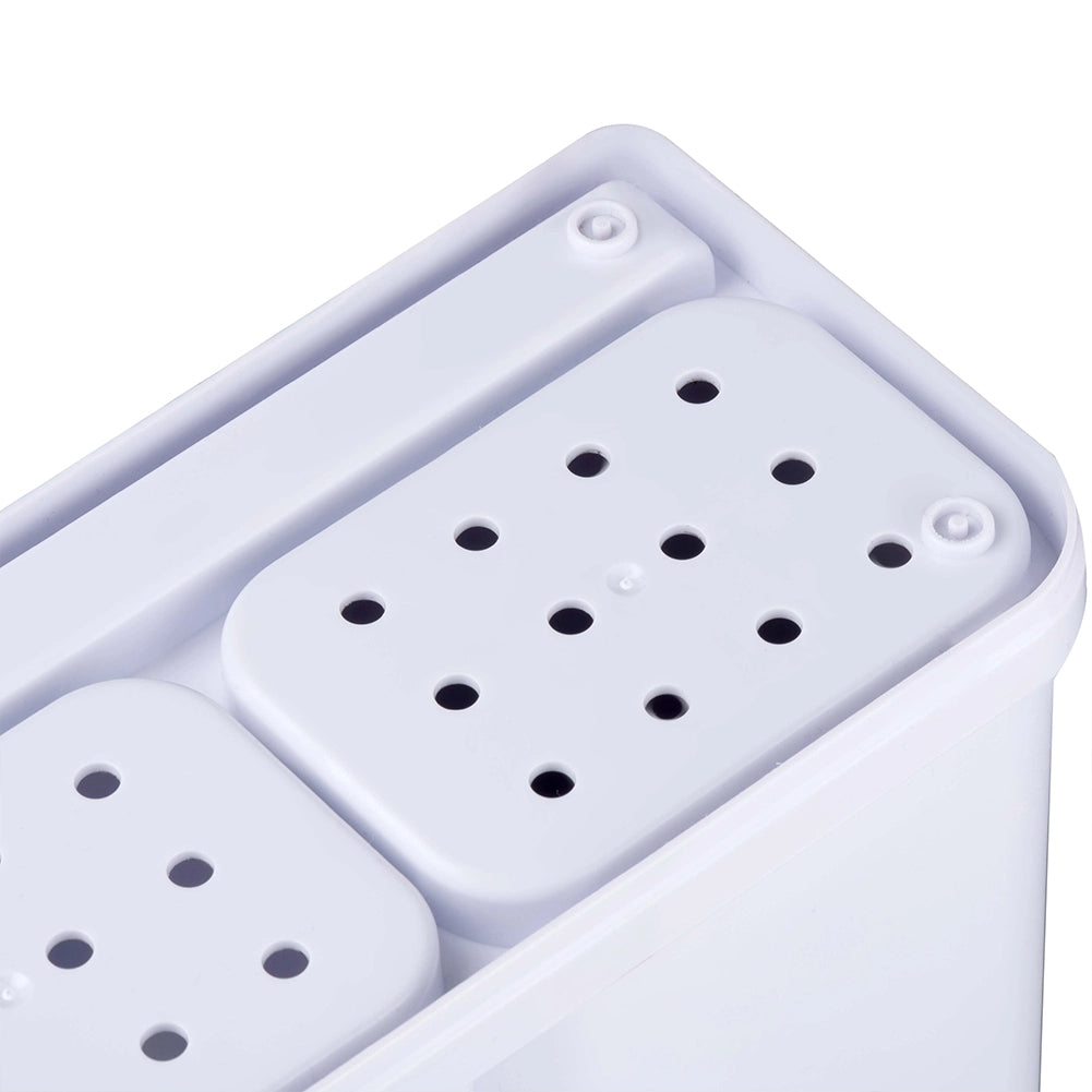 Organizer da Cucina Portamensoli Coltelli Posate con 2 Taglieri 34 x 13 x 23 cm