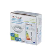 GU10 Adattamento rotondo mobile bianco
