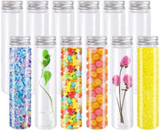 Set di contenitori di plastica trasparente 110 ml - Set di 12 - Chiusura a vite - Ideale per cosmetici - Contenitore di conservazione