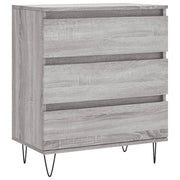 Buffet credenza cassettiera armadio mobile contenitore organizer cucina soggiorno salotto Sonoma 60 x 35 x 70 cm legno ingegnerizzato grigio 02_0036410