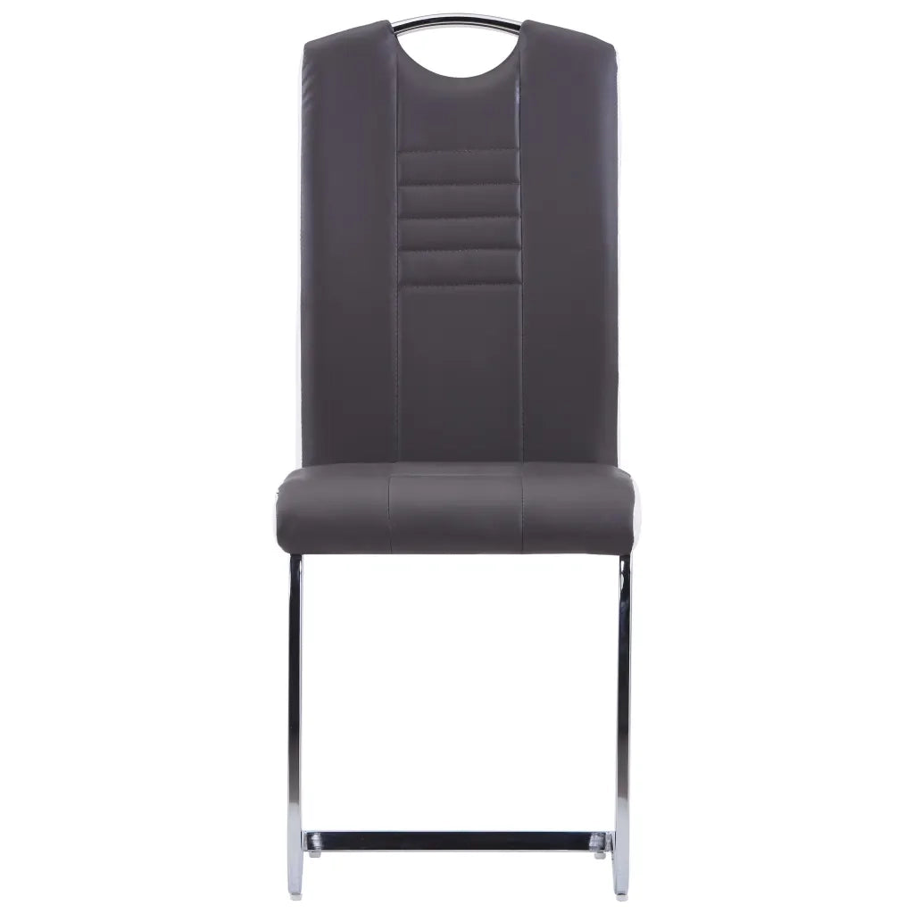 Set Sala da Pranzo 11 pz in Similpelle Grigio