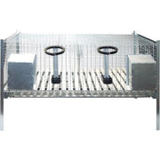 GABBIA X CONIGLI INGRASSO - ACCIAIO ZINCATO CM 100X50 H.CM 70