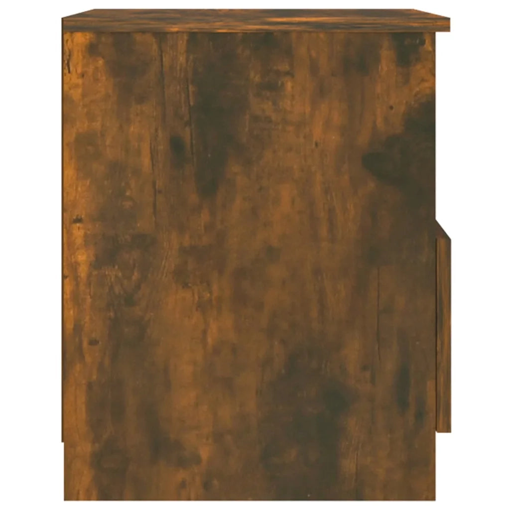 Comodini 2 pz-Set di 2 Tavolino da notte Rovere Fumo 40x40x50 cm in Legno Multistrato 836706