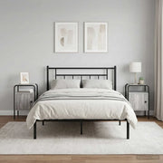 Armadio da Notte 2 pz Sonoma grigio Legno ingegnerizzato 8007594