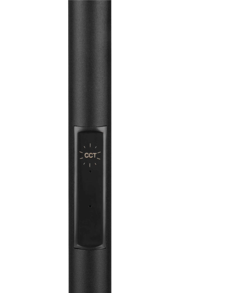 Piantana LED, metallo, nero, H 180 cm, Specter