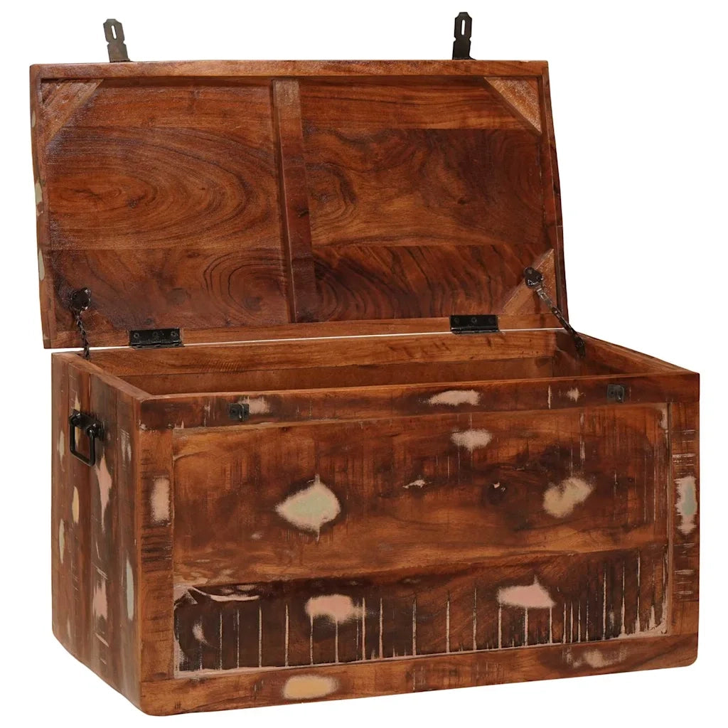 Scatola di Stoccaggio con porta Marrone Legno di mango massello CFW4834917