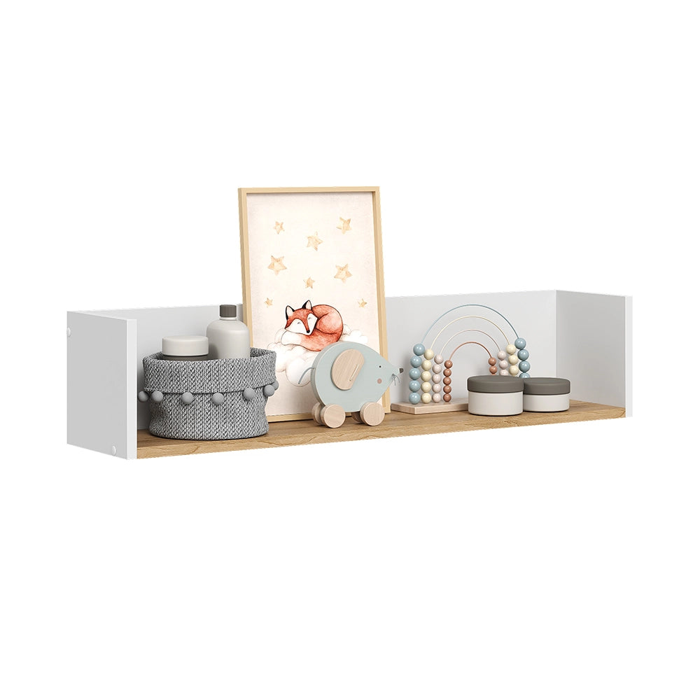 Vicco Libreria da parete Bianco/Artisan 93.4 x 20 cm