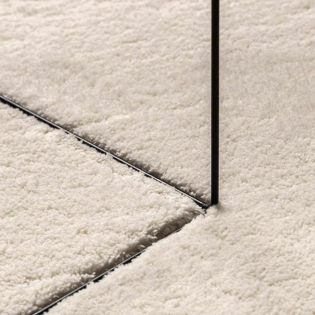 Tappeti per area HUARTE Beige 80 x 150 cm Poliestere 4103712