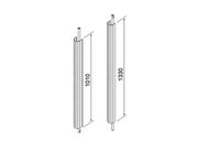 ASTE PER MANIGLIONI ANTIPANICO ALPHA 07A630A0- - (07A630A0) - 1 coppia CISA