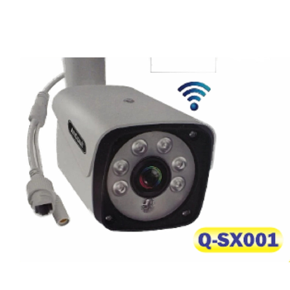Trade Shop - Telecamera Di Rete Ip Wireless Panoramica Da Esterno Compatibile Con Nvr Q-sx001 -