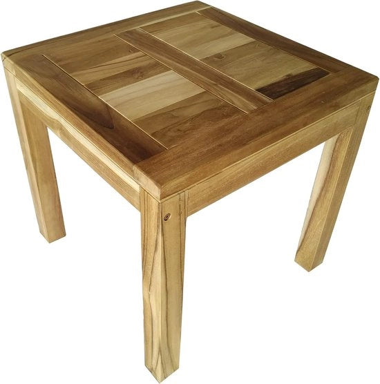 Tavolo in legno massello - Tavolo da giardino e da pranzo - 50x50 cm