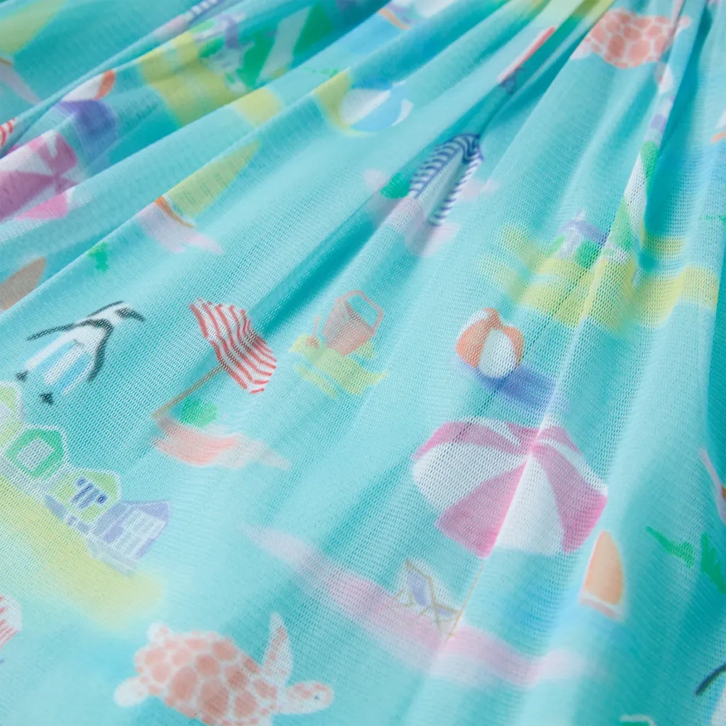 Gonna Plissettata da Bambina Acqua Chiaro 128 CFW2975486