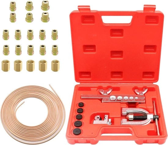 Kit di raccordo e attrezzi per raccordi, 7,62 m di lunghezza Ø 4,75 mm con 16 connessioni + 5 connettori