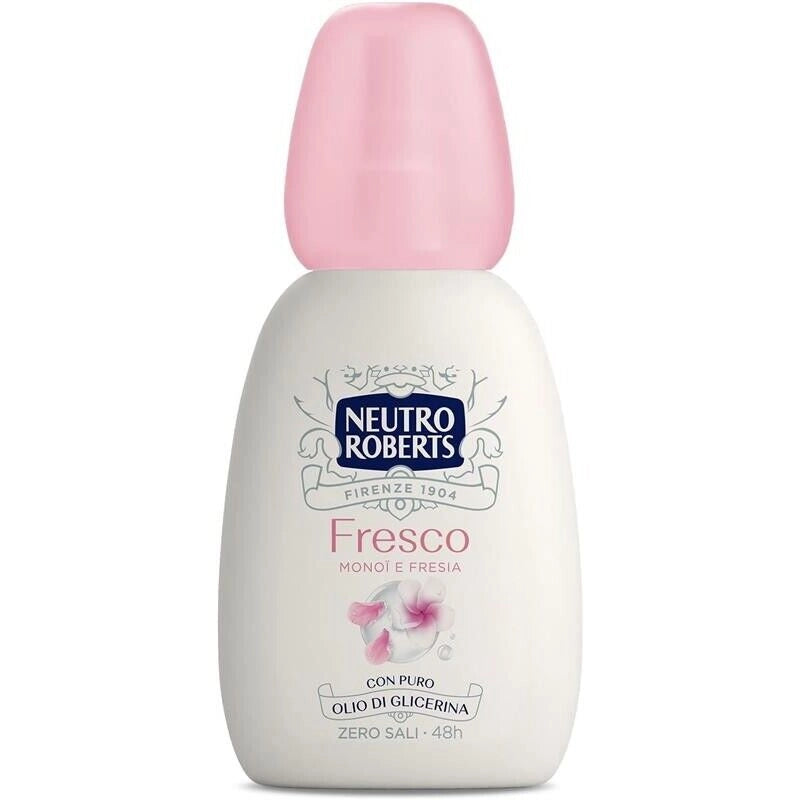 NEUTRO ROBERTS DEODORANTE SPRAY FRESCO ROSA MONOI E FRESIA CON PURO OLIO DI GLICERINA 75ML