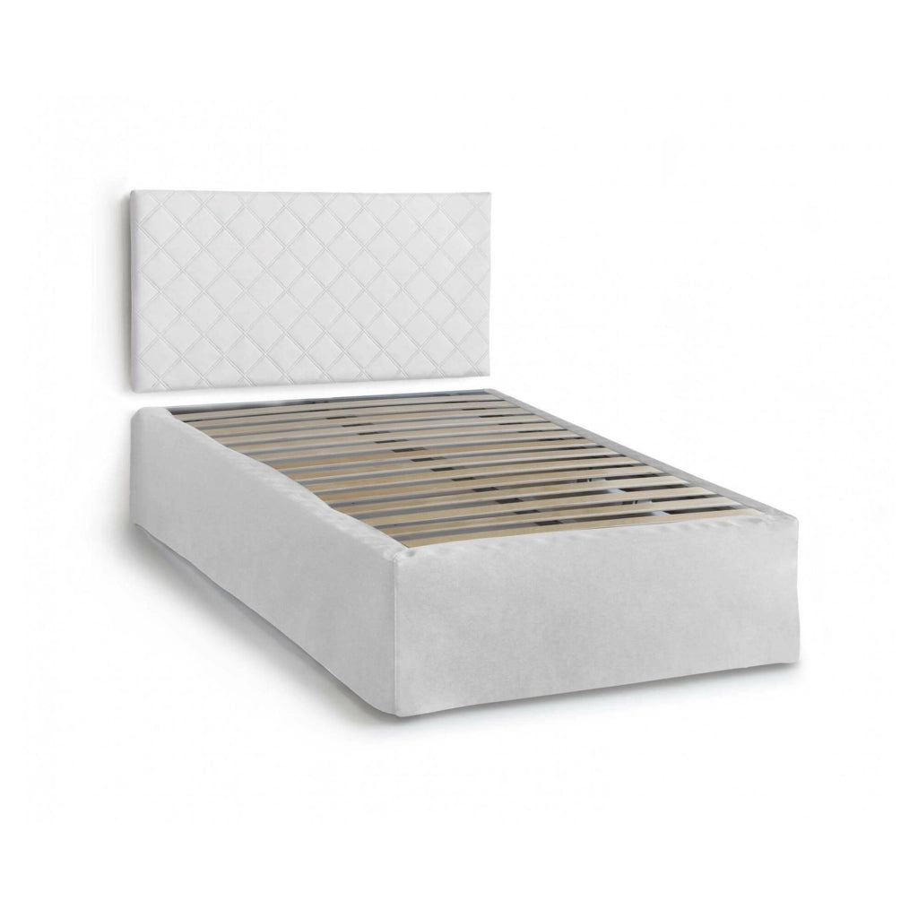 Anas, Letto Piazza e Mezza Sfoderabile Made in Italy, Bianco