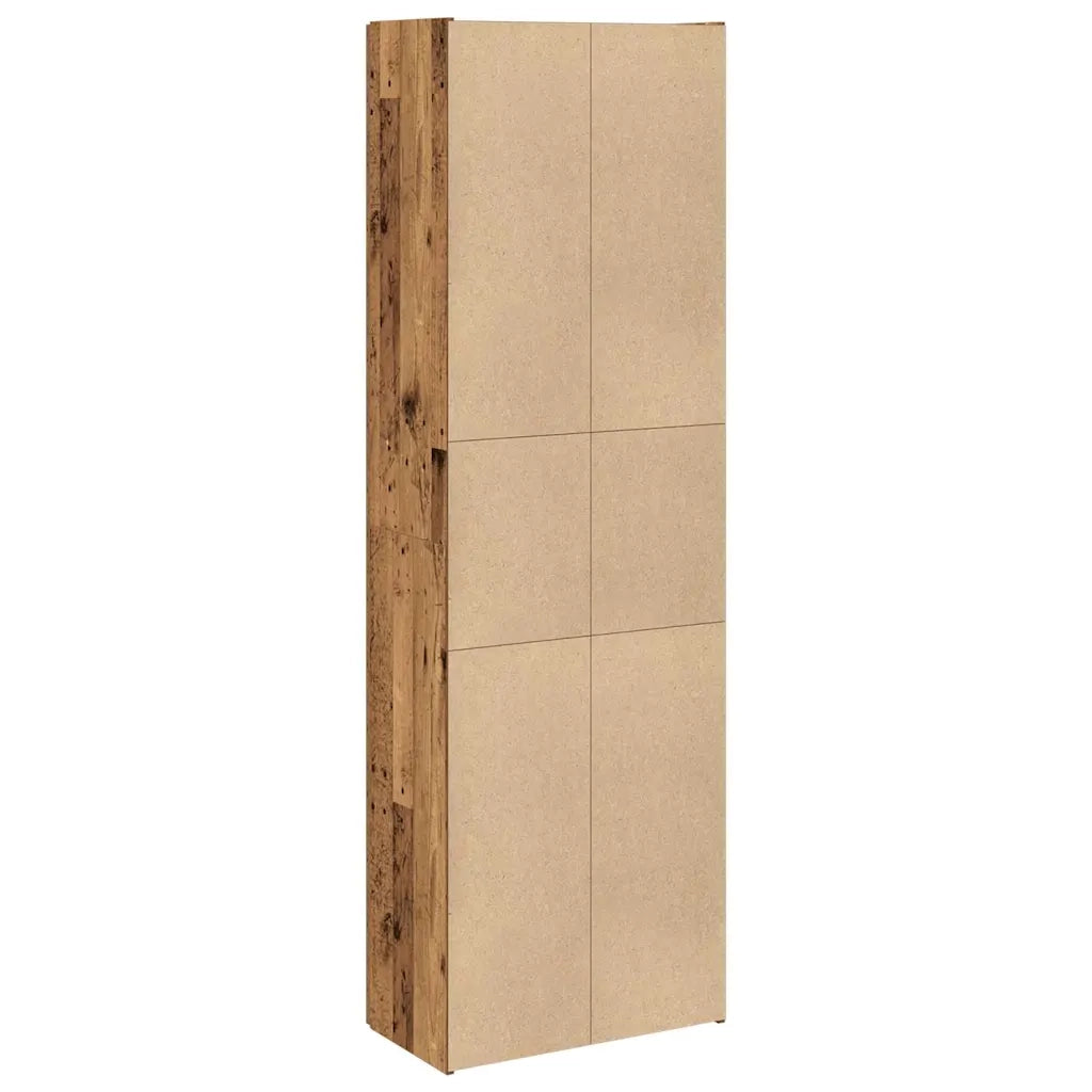 Credenza | Madia | Buffet da pranzo | Armadio da pranzo Legno Antico 60x32x190 cm in Truciolato