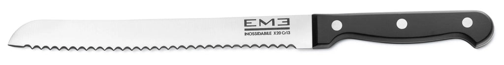 Coltello per Pane Lama 20 cm Manico in POM Rivettato Eme Rodeo