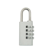 LUCCHETTO INOX CON COMBINAZIONE STAINLESS STEEL PADLOCK WITH CODE MM 49X13
