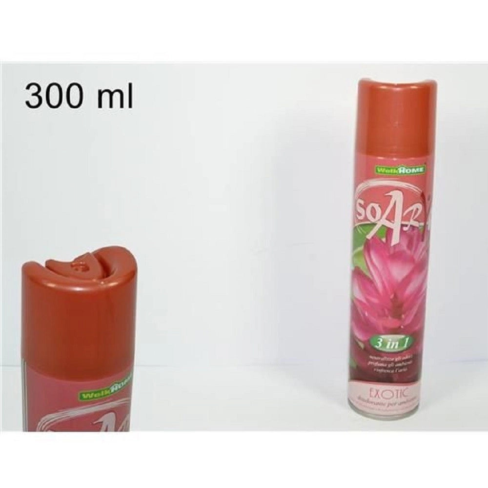 Trade Shop - Deodorante Per Ambiente Spray Profumo Casa Fresco 300ml Fragranza Esotica Exotic -