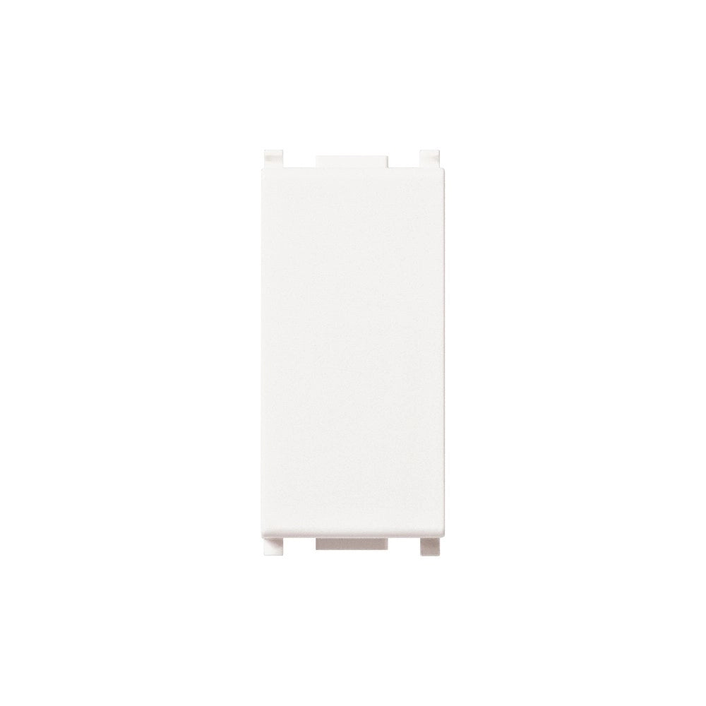 Elettroit serie starlight copriforo bianco 1p tasto falso - 2pz