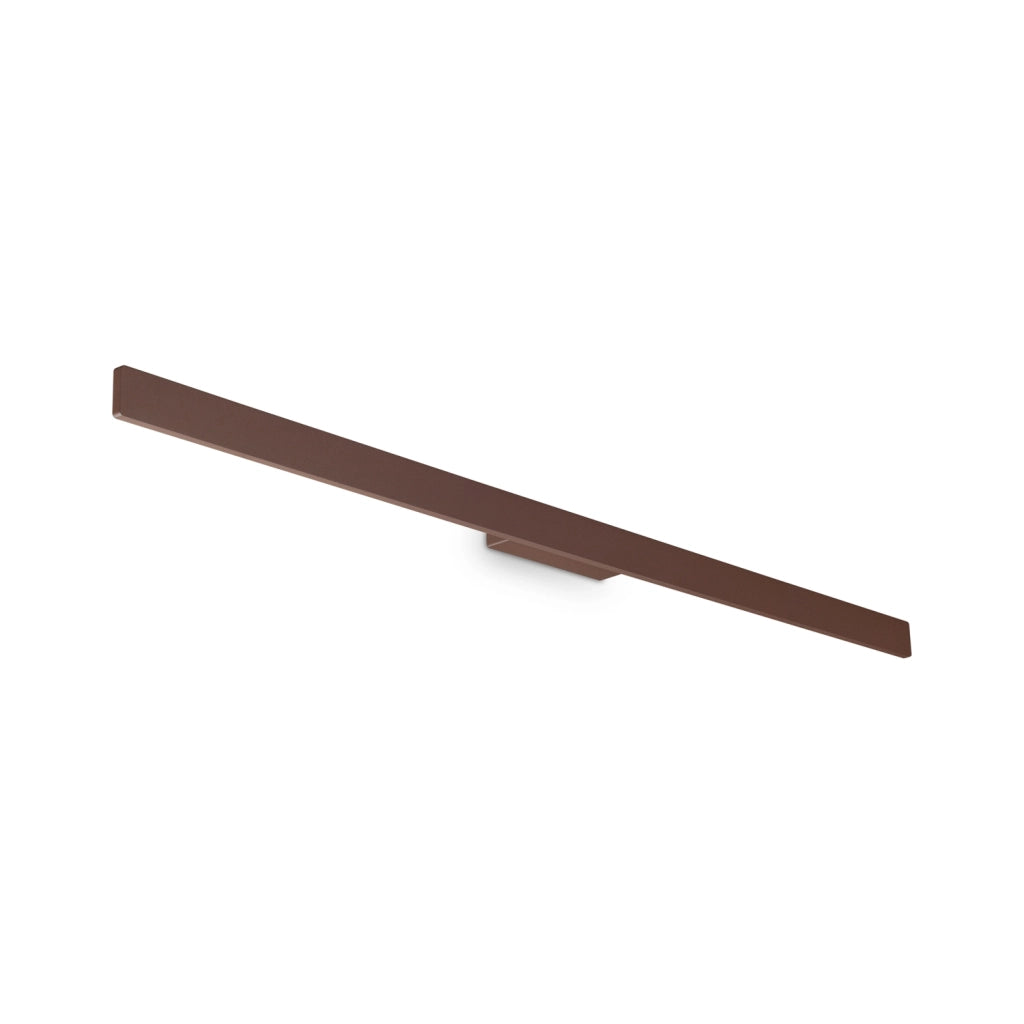 Applique Da Parete Contemporaneo Linea Alluminio Coffee Led 23W 3000K Ip54