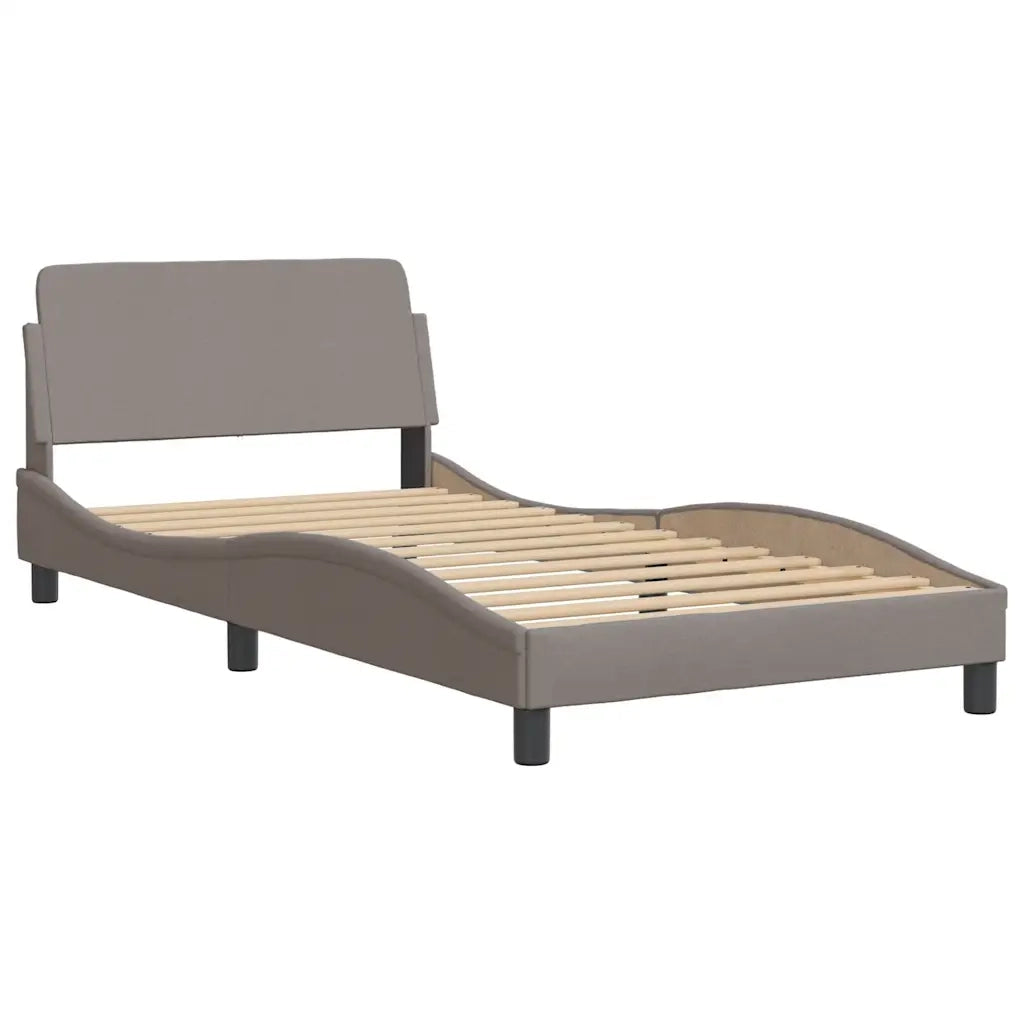 Giroletto senza Materasso Hanko Tortora 100x200 cm in Tessuto 3310374