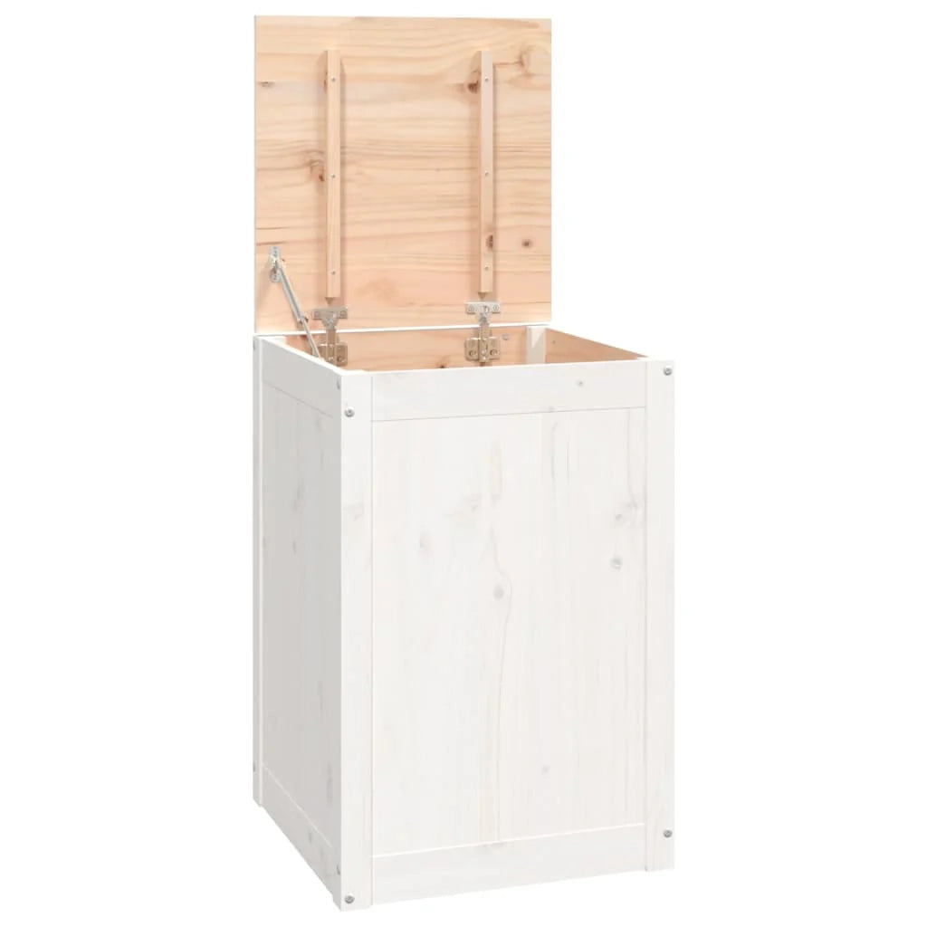 Contenitore per la biancheria 44 x 44 x 66 cm in legno massello di pino bianco 02_0006214
