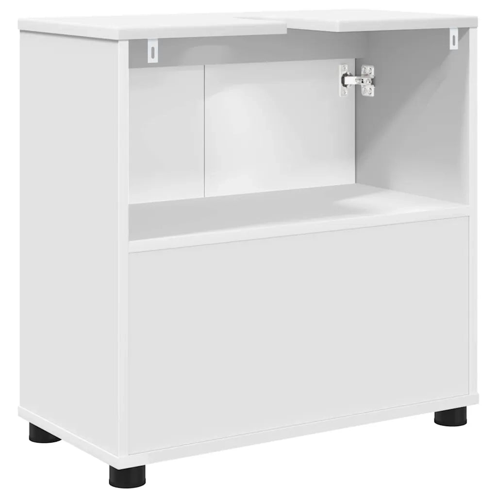 Mobile per lavabo da bagno con porta Bianco 60 x 30 x 60 cm