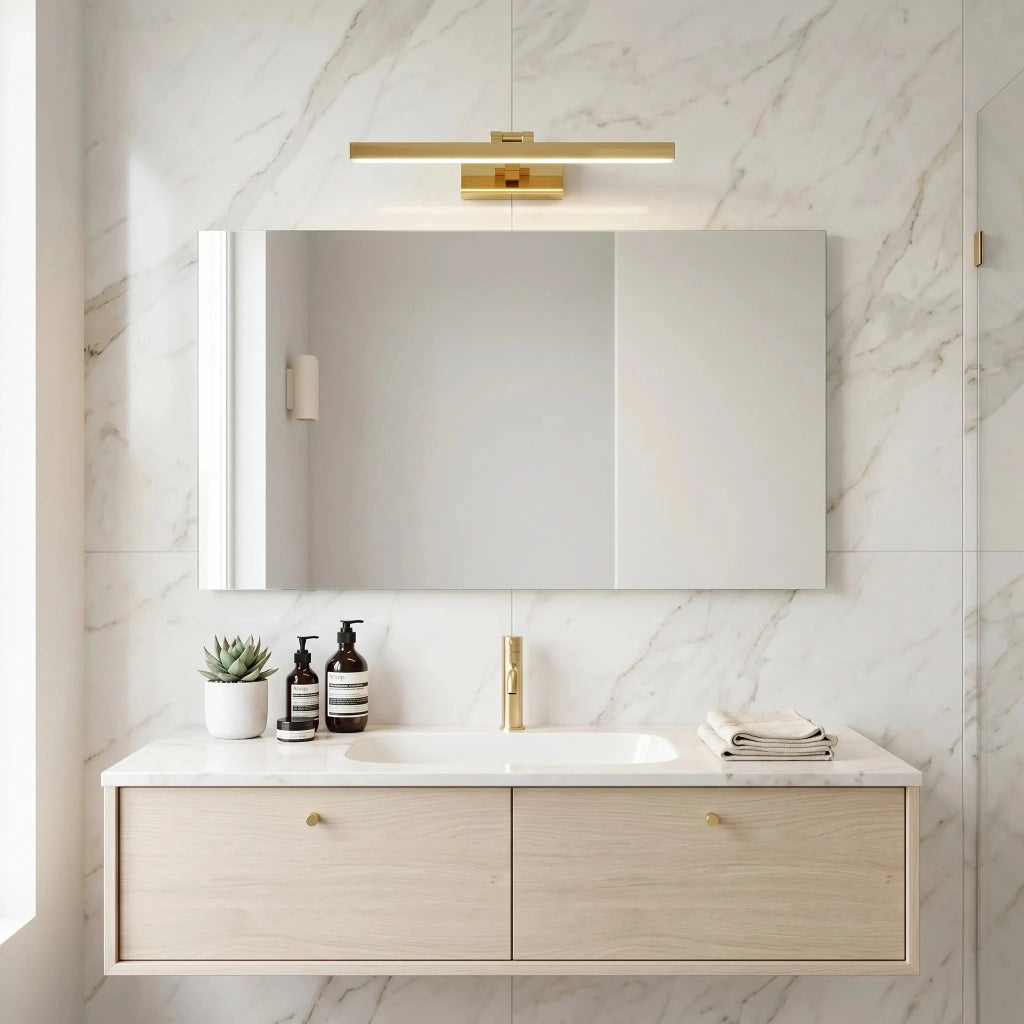 Applique Da Bagno Led APP1860-1W 40cm Gold
