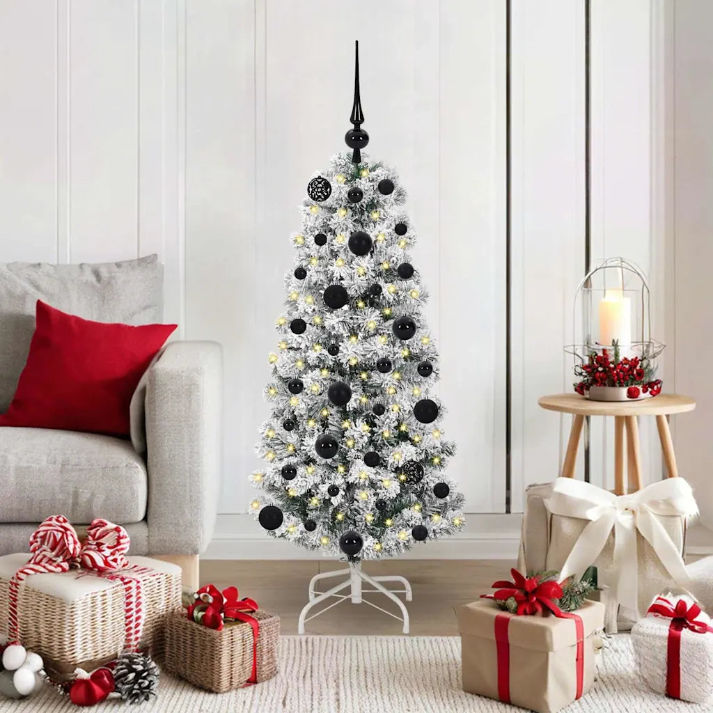 Albero di Natale | Decorazioni natalizie Artificiale con Rami Pieghevoli 120 cm