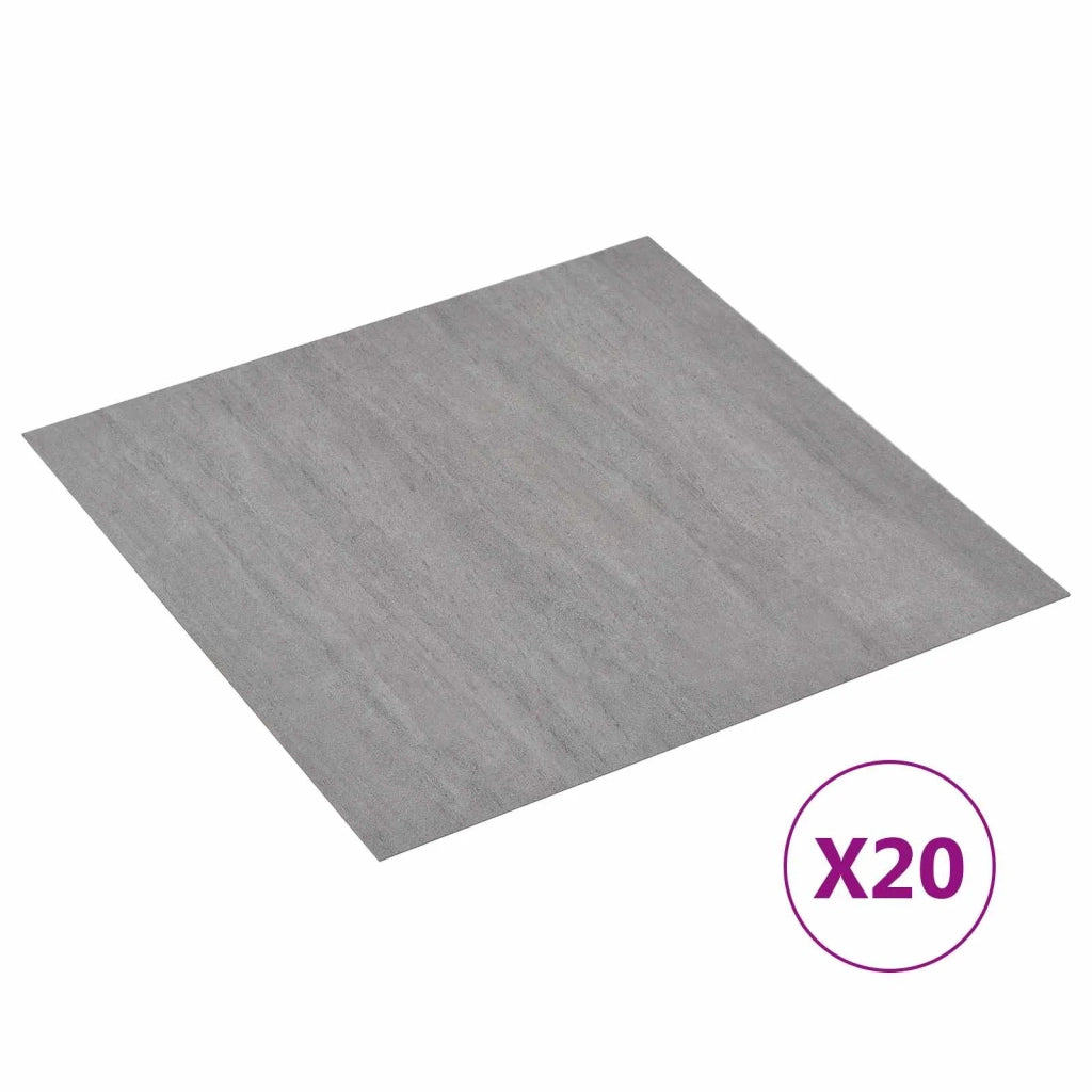 Plance per Pavimentazione Autoadesiva 30,5 x 30,5 cm 20 pcs PVC 42046406