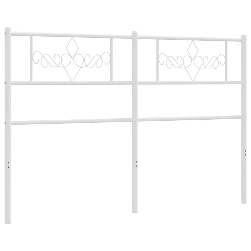 Testiera di Ricambio in Metallo Bianco 160 cm 355351