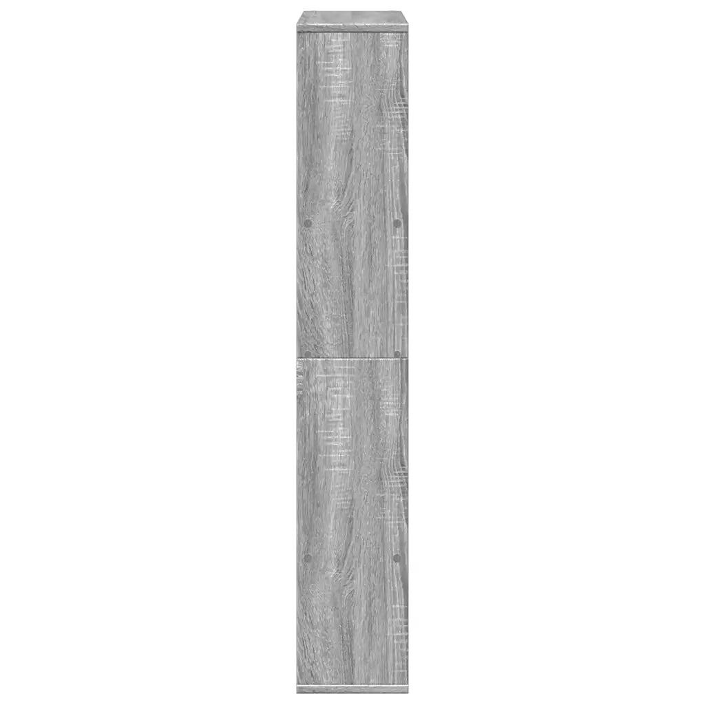 Libreria-Scaffale per Libri-Mobile di Stoccaggio Grigio Sonoma 72x20x120 cm in Truciolato