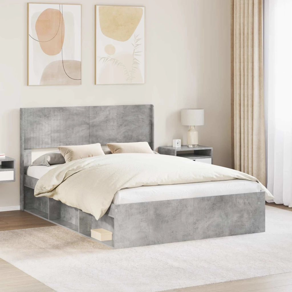 Testiera | Testata Letto Grigio Cemento PB