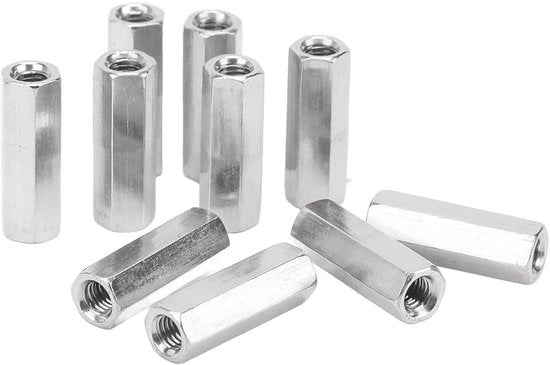 Coppa a 5 giri in acciaio inossidabile 20 pezzi M5x0.8 L25mm resistente alla corrosione con manicotto in nastro per connessioni meccaniche