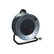 FME 1208845 Avvolgicavo Elettrico 3x1,5 mm² 25 Metri con Disgiuntore Termico colore Nero