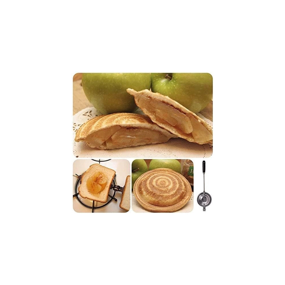 Trade Shop - Pinza Per Toast Tite Panini Sandwich Tostapane In Alluminio Manuale Grill Cucina -