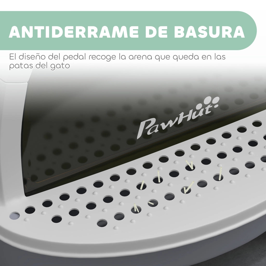 Arenero per Gati ¨C zephmum ¨C 40.5x52x39 cm Bianco Grigio