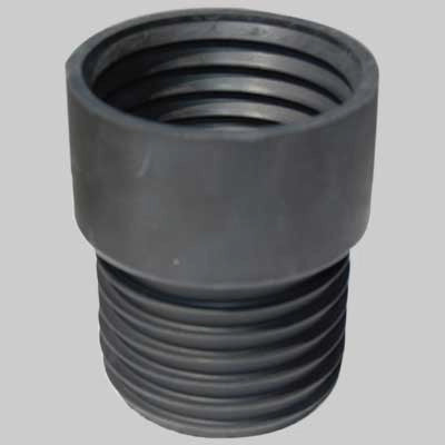 RIDUZIONE IN GOMMA NERA PER RACCORDO TUBI  80 x 75     MADE IN ITALY