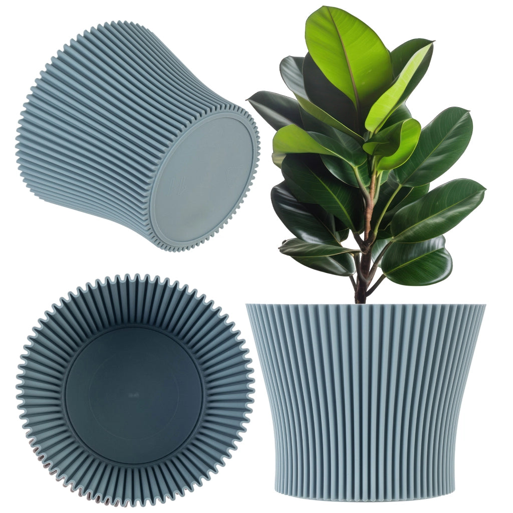 Vaso da fiori KADAX 15 cm, copripianta, vaso da fiori in plastica verde