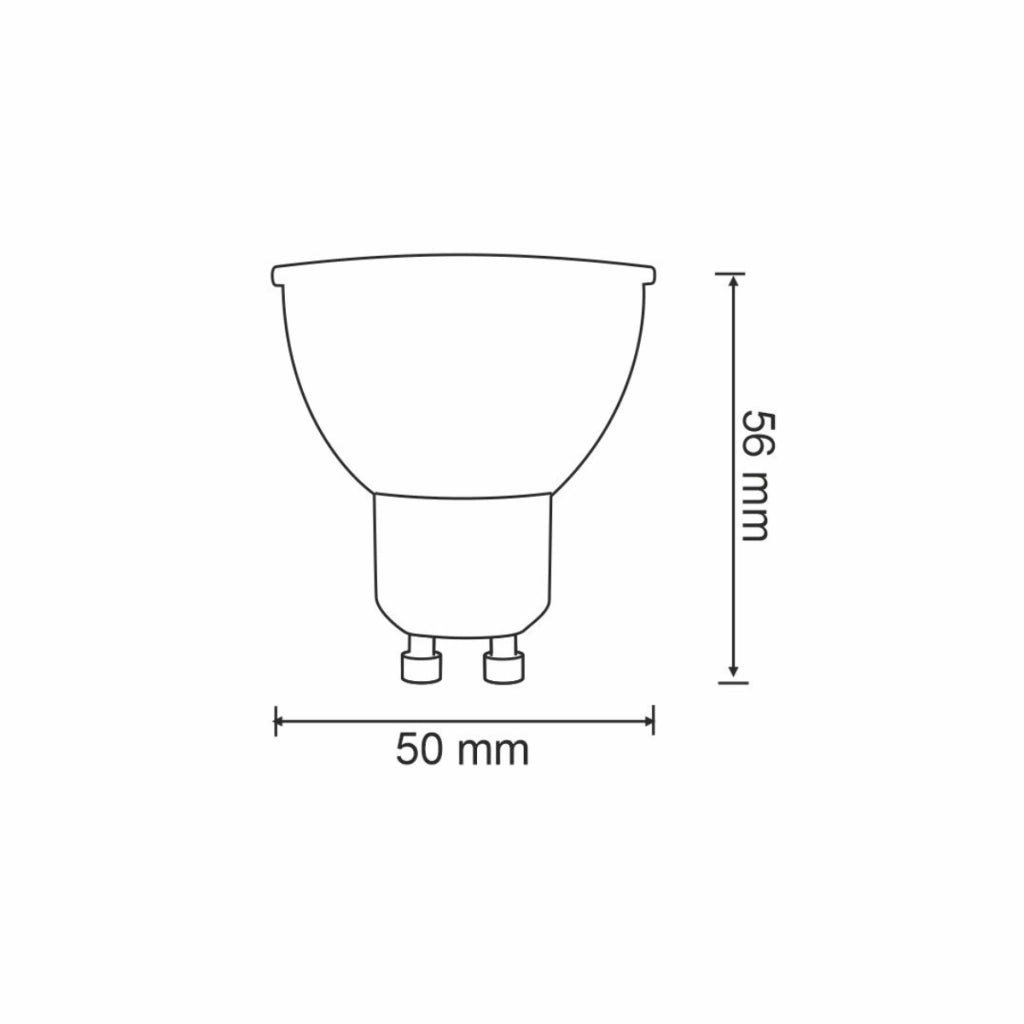 Lampadina LED GU10 5,5W 400lm RGB+CCT WiFi Tuya Polux