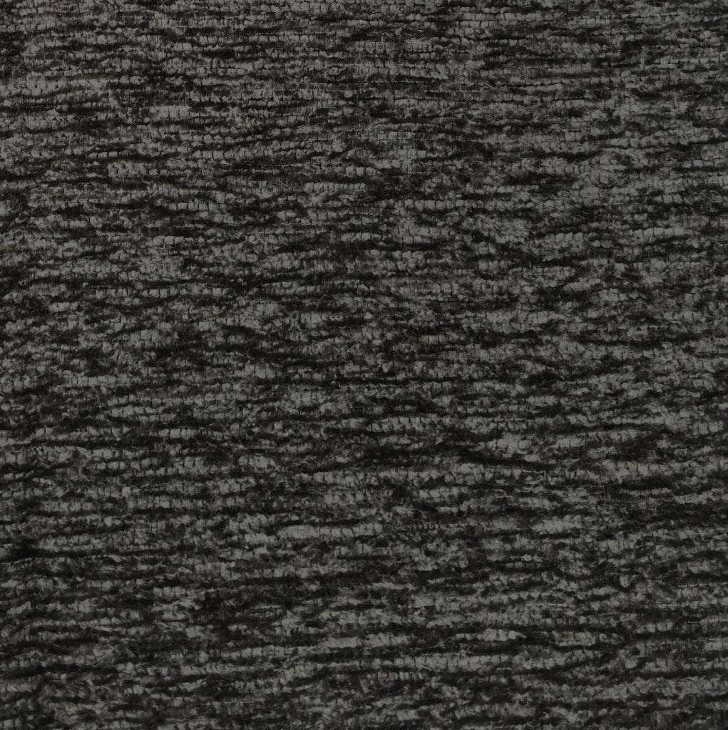 Divano angolare a U 344x200x85 cm in tessuto chenille; grigio scuro
