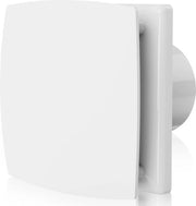 Ventilatore per bagno 100 mm 95 m³/ora aspirazione silenziosa IP44 impermeabile all'acqua - cucina/bagno/camera da letto/finestra di soffitto - bianco