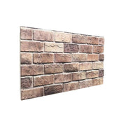 Pannelli da parete 10 pcs Marrone e Grigio 100 x 50 cm