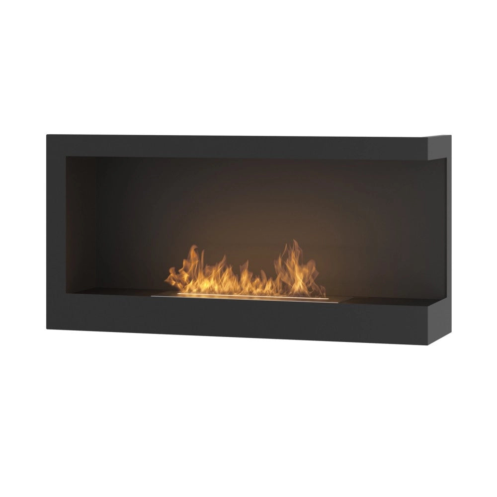 Caminetto a Bioetanolo Angolare Corner 900 Right SimpleFire da incasso con Vetro