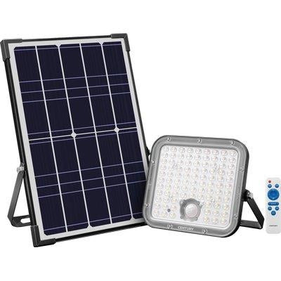 PROIETTORE LED SOLARE ENERGY + SENSOR CENTURY  NATURALE IP65 MAH  6000 LUMEN 4800