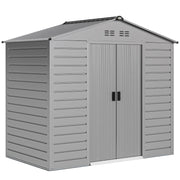 Casetta da giardino ¨C Minimal ¨C Grigio 213x131x192 cm